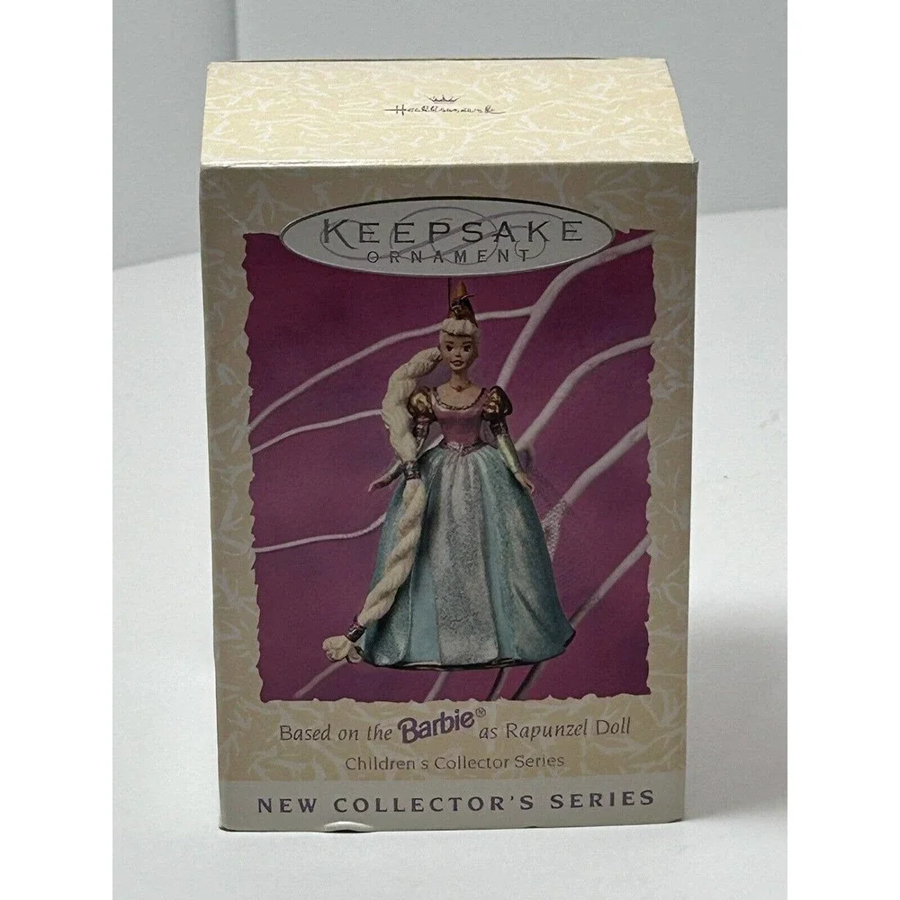 HALLMARK KEEPSAKE ORNAMENT BARBIE‎ RAPUNZEL 1997 CHILDREN'S COLLECTORS SERIES